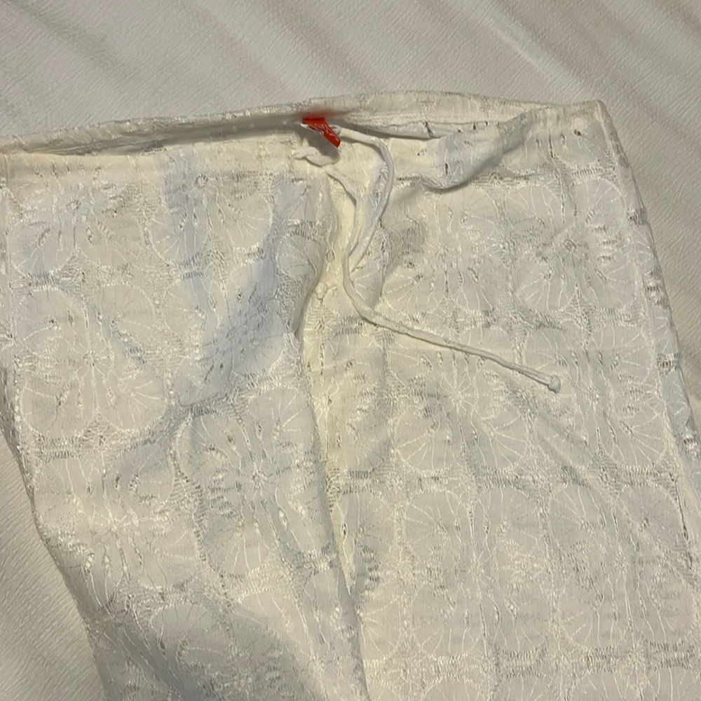 Becca white swim coverup